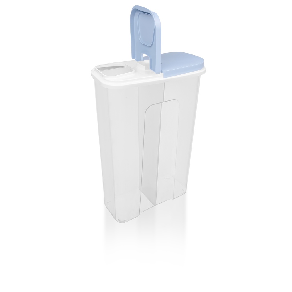 3.75QT(3550ml) 2 Section Dry Food Container Container (12 pcs/ctn)