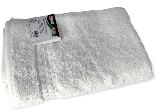 [BT317WH] 27 x 54" 100% Cotton Bath Towel White, 600gsm (24 pcs/ctn)