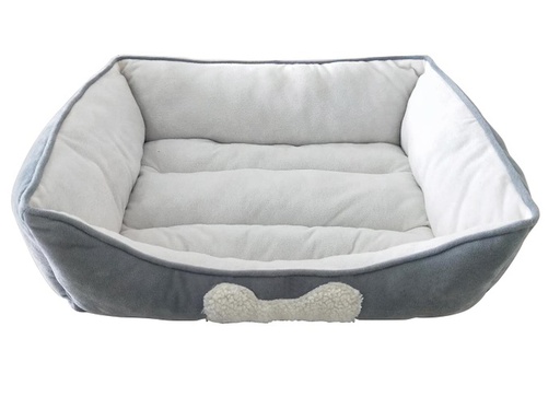 [PP2007S] Gray Plush Pet Bed (18 pc/ctn)