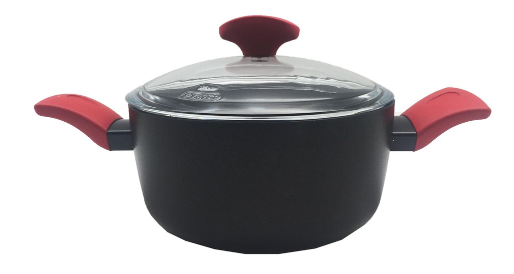 7.8" Super Quality Non-Stick Casserole with Lid, Induction Compatible Bottom (4 pcs/ctn)