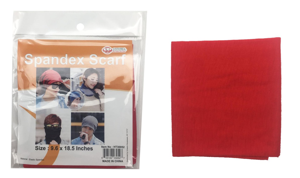 Spandex Scarf, Mixed Colors (300 pcs/ctn)