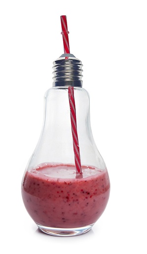 [GL1906] 900ml Glass Bottle with Straw (24 pcs/ctn)