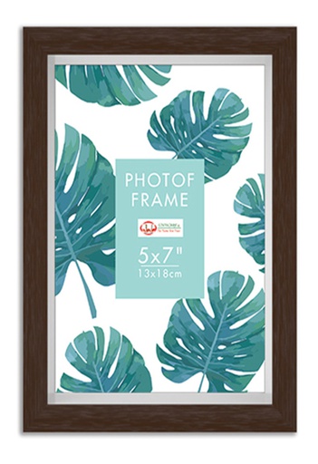 [H1838ABR] 8"x10" MDF Brown Picture Frame (12 pcs/ctn)