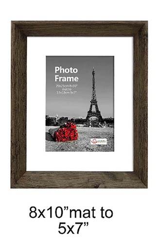 [H1858AWD] 8"x10" MDF Wood Picture Frame (8 pcs/ctn)