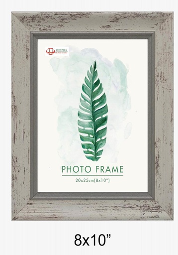 [H1818AGY] 8"x10" MDF Gray Picture Frame (12 pcs/ctn)