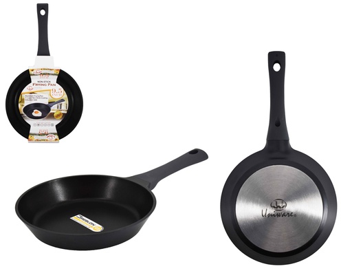 [4804-24] 9.5" Non-Stick Cast Aluminum Fry Pan, Induction Compatible Bottom (6 pcs/ctn)