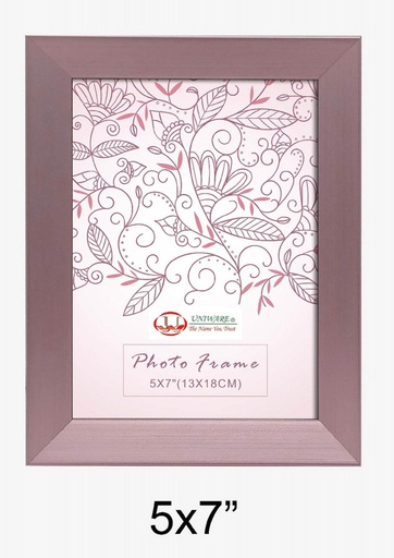 [H18657RS] 5"x7" MDF Rose Gold  Picture Frame (12 pcs/ctn)