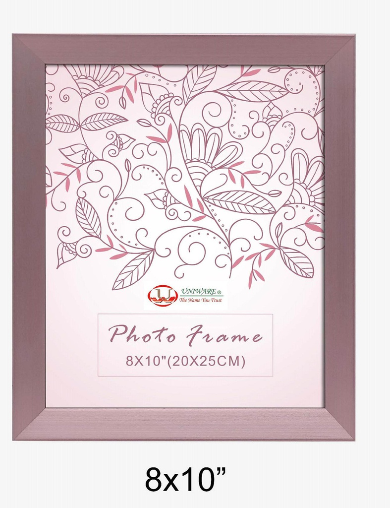 8"x10" MDF Rose Gold Picture Frame (12 pcs/ctn)