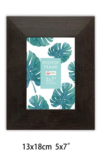 [H18757BK] 5"x7" MDF Black Picture Frame (12 pcs/ctn)