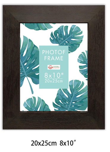 [H1878ABK] 8"x10" MDF Black Picture Frame (12 pcs/ctn)