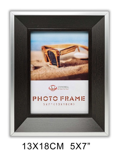 [H18968BK] 6"x8" MDF Black Picture Frame (8 pcs/ctn)