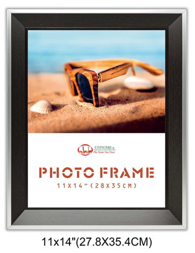[H189BER] 11"x14" MDF Black Picture Frame (8 pcs/ctn)