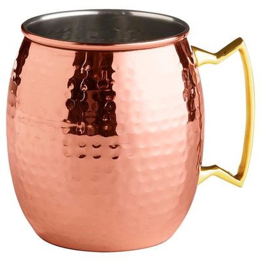 [20163] 18oz Stainless Steel Copper Coated Bar Mug (48 pcs/ctn)