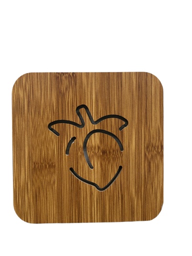 [1321] 5.5" Square MDF Hot Pad/Trivet (48 pcs/ctn)