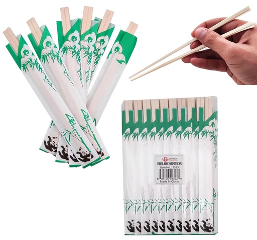 [1323] 50 pair Wood Chopsticks (80 pcs/ctn)