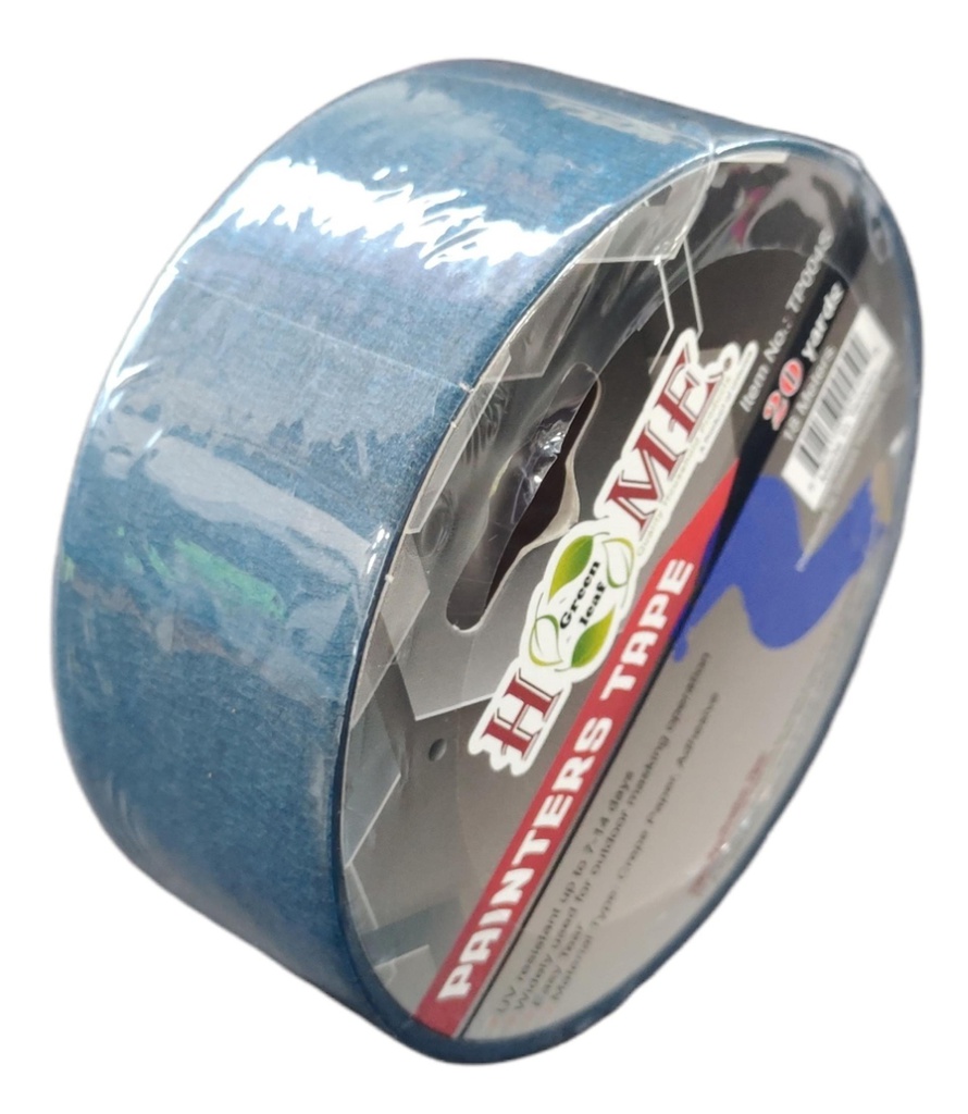 20 Yard x 1.5" 14 Days Blue UV Painters Tape (48 pc/ctn)