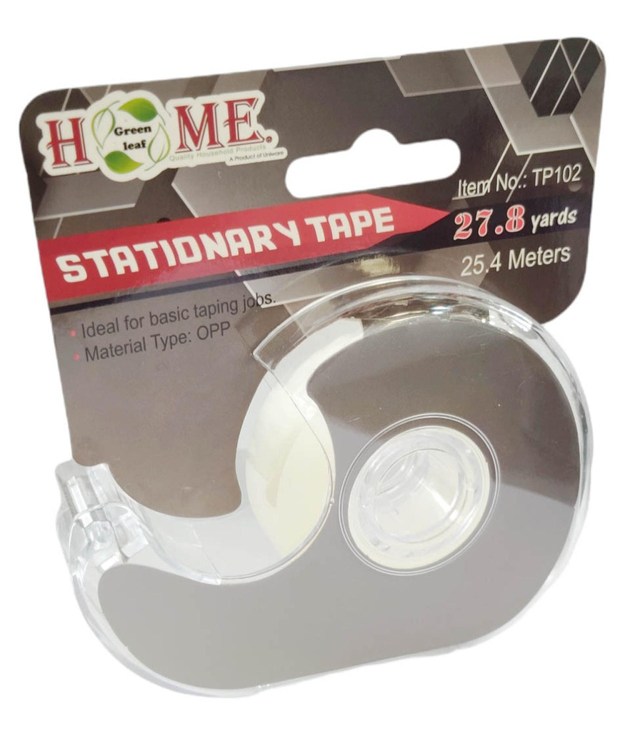 27.8 Yard x 0.75" Transparent Stationary Tape (48 pcs/ctn)