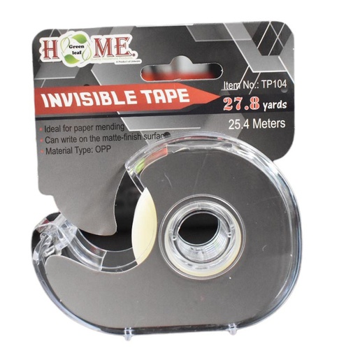 [TP104] 27.8 Yard x 0.75" Opp Invisible Tape with Dispenser (48 pcs/ctn)