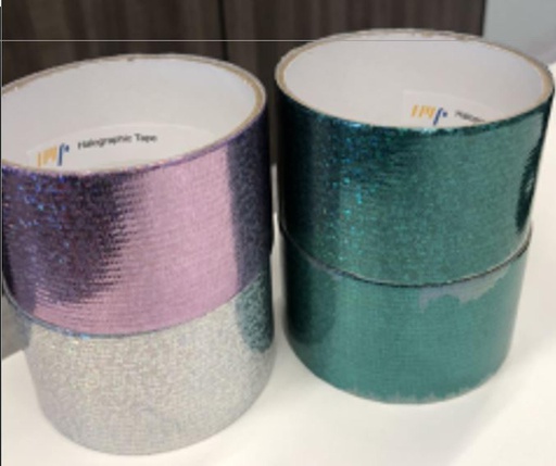 [TP060] 3 Yard x 2"Holographic Duct Tape, Mixed Color (72 pcs/ctn)