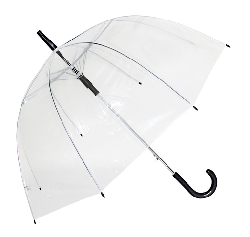 [UL1000-BK] 23" Straight Auto Open Umbrella, Black Handle (48 pcs/ctn)