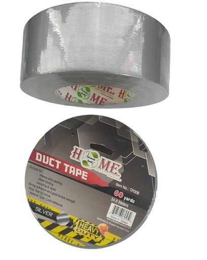 [TP006_SL] 60 Yard x 2"  Silver Cloth Duct Tape (48 pcs/ctn)