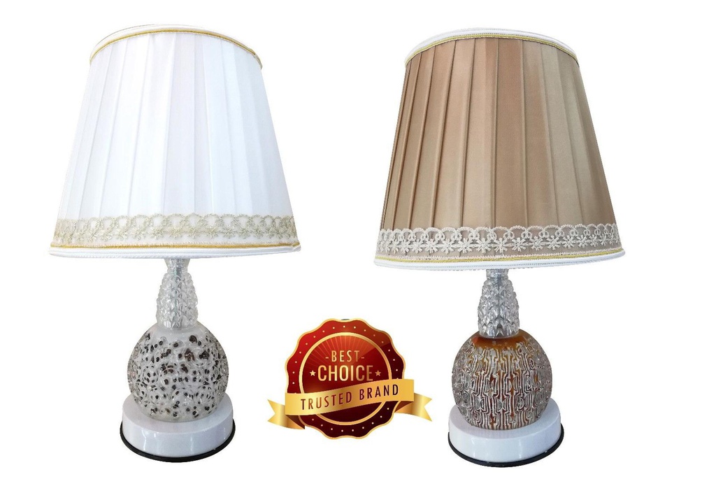 16"x10" Textured Table Lamp, Mixed Color (12 pcs/ctn)