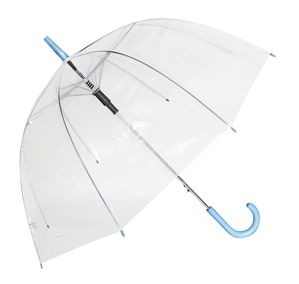 23&quot; Straight Auto Open Umbrella, Blue Handle (48 pcs/ctn)