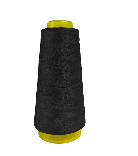[SEW034BK] Black 1640 Yard 100% Polyester Thread (288 pcs/ctn)