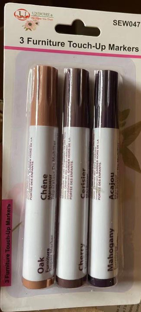 3 pc Furniture Touch-Up Marker Set (192 sets/ctn)