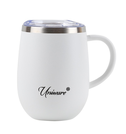 [2470WH] 360ml White 304 Stainless Steel Mug (12 pcs/ctn)
