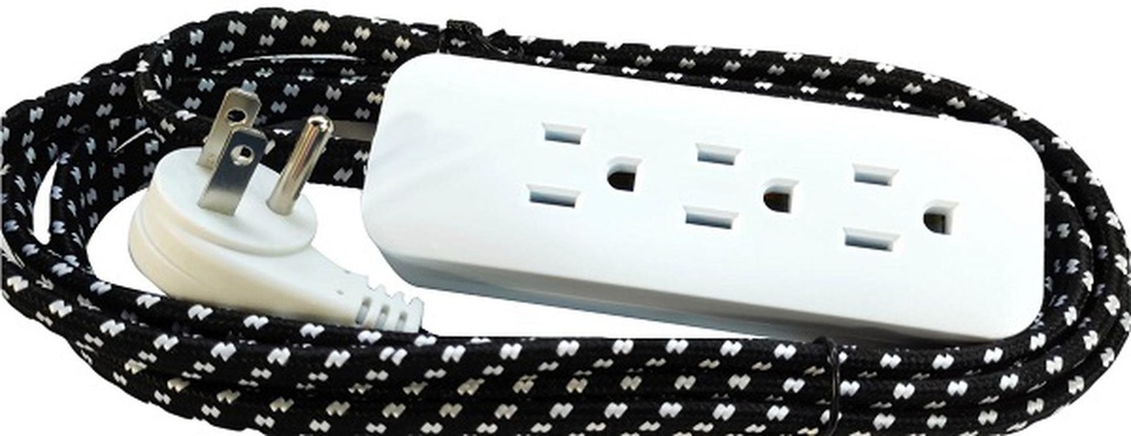 8 Feet 3 Outlet Power Strip (24 pcs/ctn)