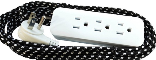 [HT2030] 8 Feet 3 Outlet Power Strip (24 pcs/ctn)