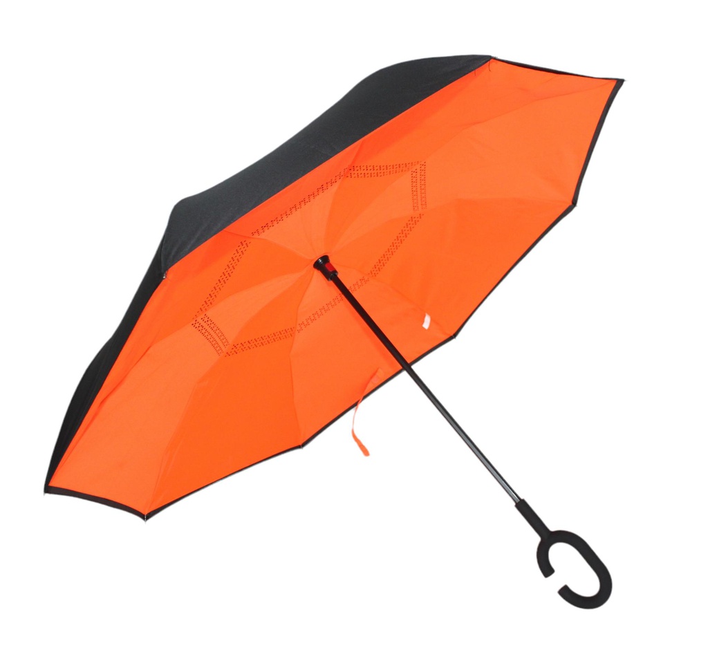 23&quot; Reverse Double Layer Umbrella, Mixed Colors (24 pcs/ctn)