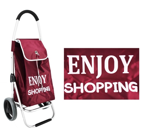 [1205RD] Aluminum Shopping Cart with Polyester Bag (6 pcs/ctn)