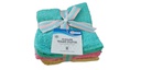 6 pc 11x11" Wash Cloth Set, 60% Cotton (72 set/ctn)