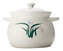 Deep White Ceramic Pot 4.3L (4 pcs/ctn)