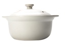 White Ceramic Pot 1.8L (12 pc/ctn)