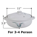 White Ceramic Pot 3.2L (8 pcs/ctn)