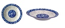 8" Porcelain Soup Plate, Blue & White (24 pc/ctn)