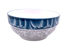 6" Porcelain Deep Bowl, Blue & White (48 pc/ctn)