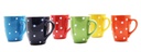 11oz Porcelain Mugs, Mixed Colors (36 pcs/ctn)