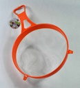 8.6" Orange Plastic Mesh Strainer (24 pcs/ctn)