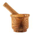 Heavy Duty Wooden Mortar and Pestle (12 pcs/ctn)