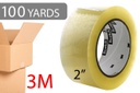 100 Yard Clear Packing Tape, 3M (24 pc/ctn)