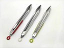 12" Stainless Steel Tongs, Mixed Colors (48 pcs/ctn)