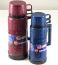 1.8 Liter Plastic Vacuum Flask with 2 Cup Tops (6 pcs/ctn)