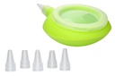 6 pc Cake Decorating Kit with Extra Nozzles (48 sets/ctn)
