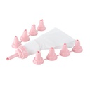 9 pc Cake Decorator w Additional Pattern Nozzles (24 pcs/ctn