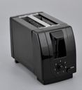 750 Watt 2 Slice Black Toaster (6 pcs/ctn)
