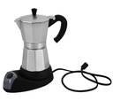 480 Watt 6 Cup Electric Aluminum Coffee Maker (4 pcs/ctn)